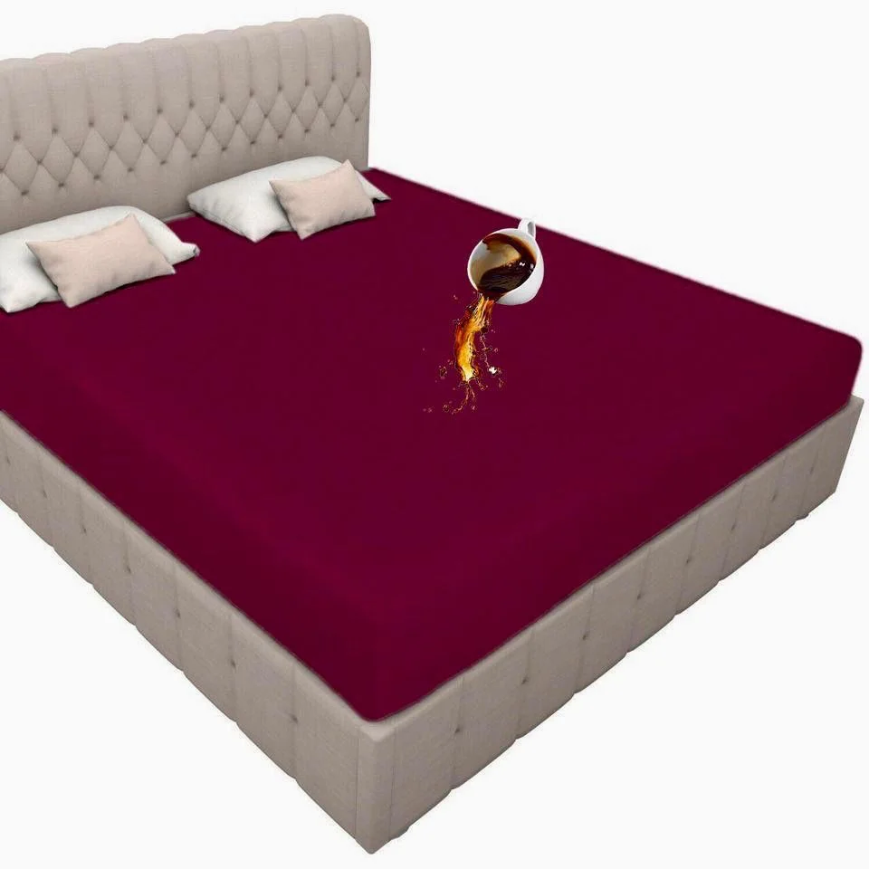 "Waterproof Double Bed Sheet – Durable and Soft, Perfect for All Bed Sizes"