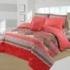 "Elegant King Size Bed Sheet Set – High-Quality Cotton with Beautiful Gift Packing"