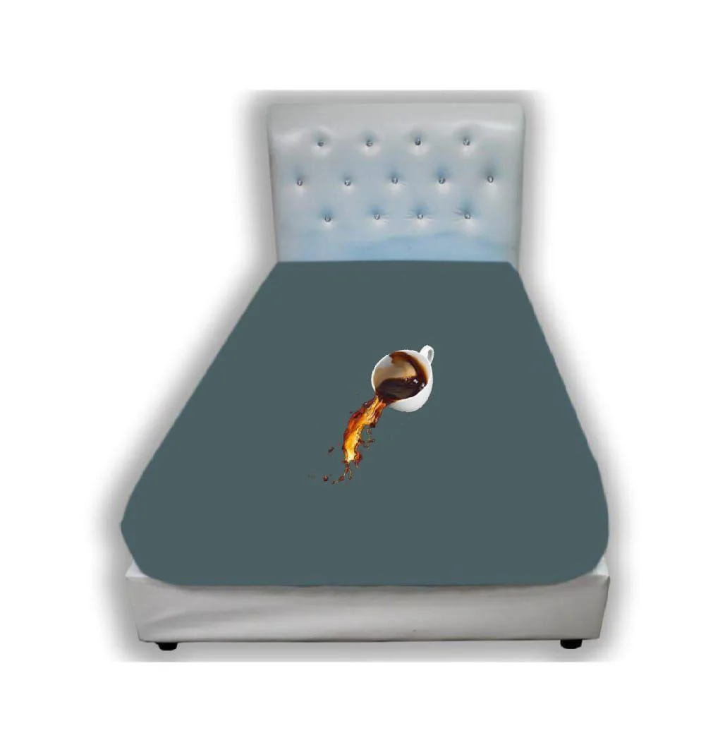 "Single Waterproof Mattress Cover – Keep Your Bed Fresh and Protected"