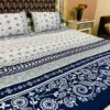 "Shop 3D Crystal Cotton Bed Sheet – King Size for Ultimate Comfort and Style"