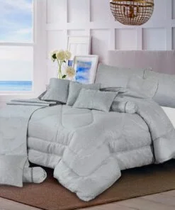 "Elegant Double Bed Comforter Set – Soft, Luxurious, and Stylish"