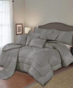 "Fancy Double Bed Comforter Set – Cozy and Stylish Design for Your Bedroom"