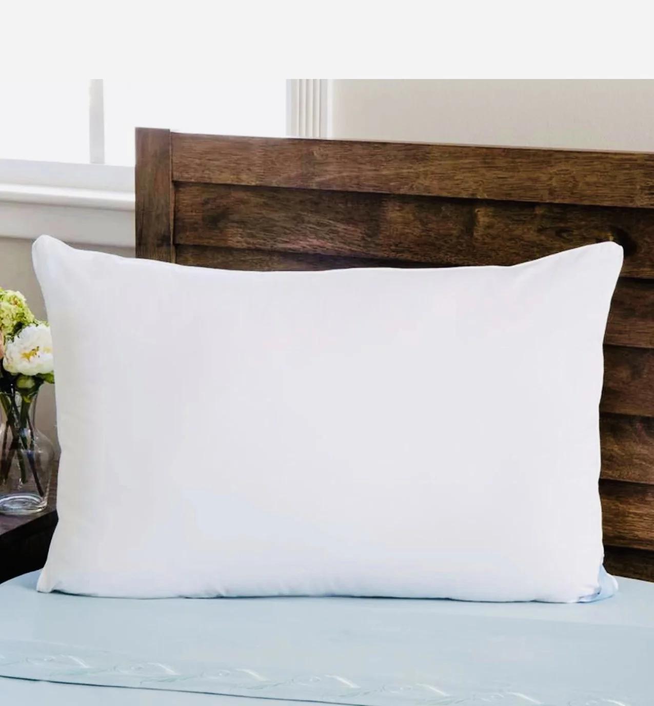 Vacuum Sealed Single Filled Pillow – Soft Silicone Fiber Cushion for Sofa or Bed