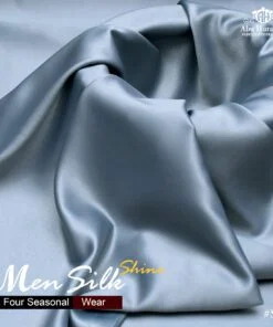 "Luxurious Silk Shine Suit for Men – Perfect for Weddings and Formal Events"