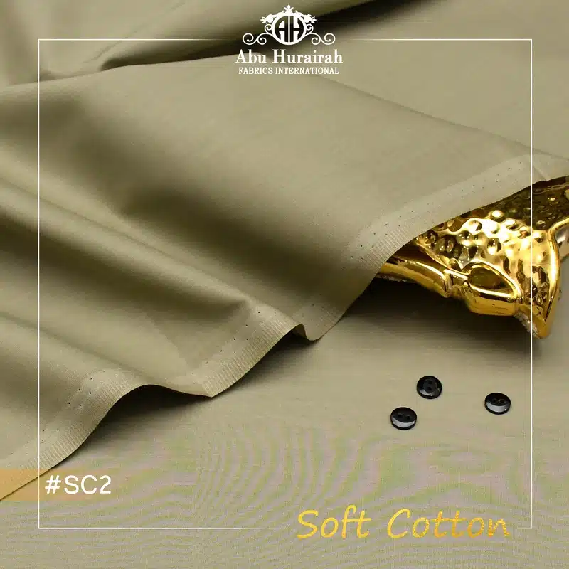 "Shop Soft Cotton Men Unstitched Suit – Cool and Comfortable for Summer, Now at a Discount"