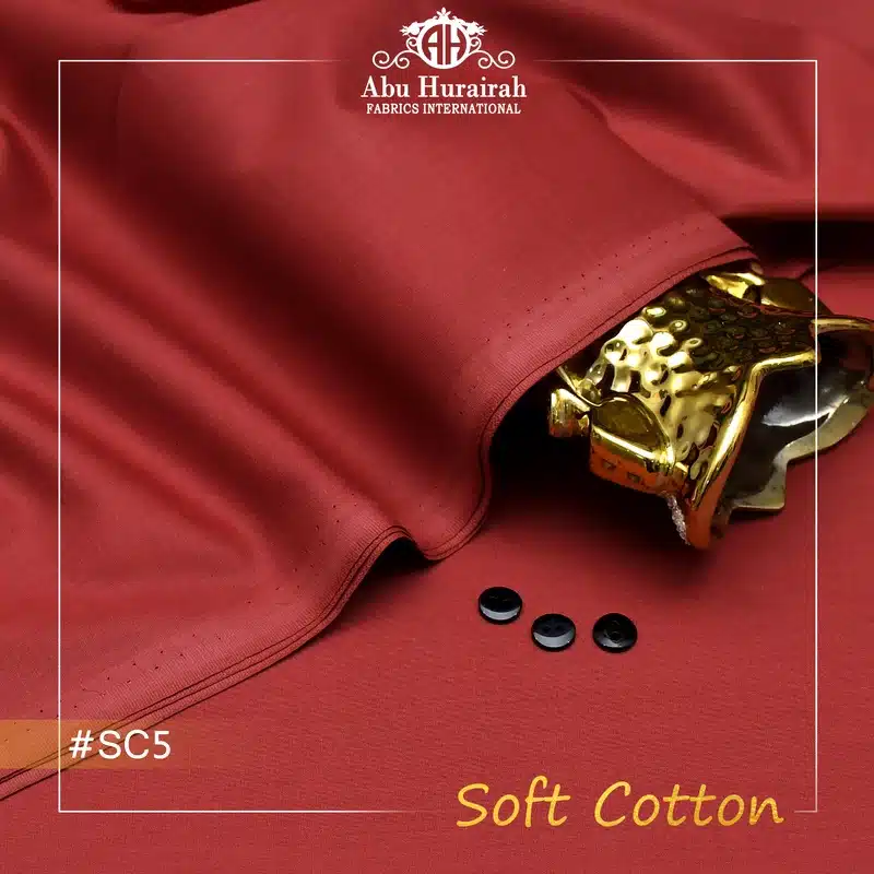 "Soft Cotton Men Unstitched Suit – Great for Summer, Discounted for a Limited Time"