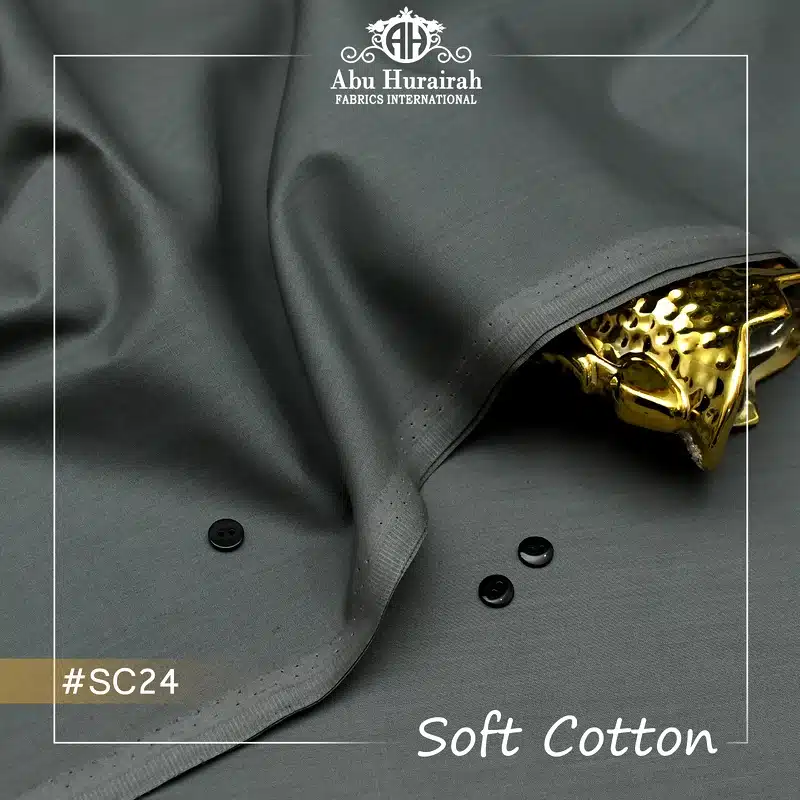 "Soft Cotton Men Unstitched Suit – Ideal for Summer Comfort, On Sale Now"