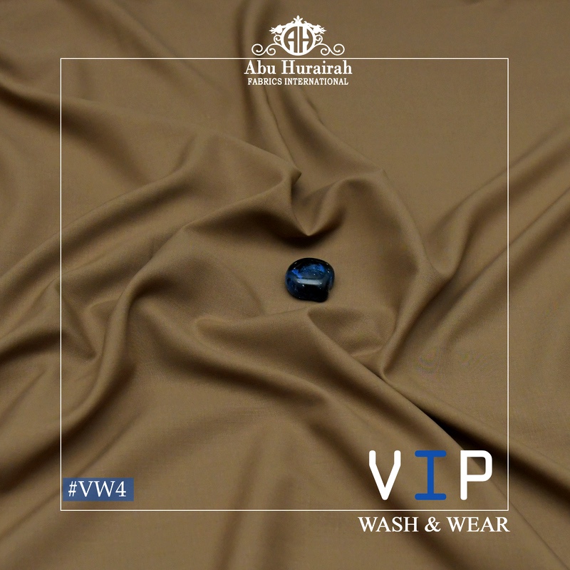 VIP Wash n Wear Unstitched Suit Men - Abu Hurairah Fabrics International