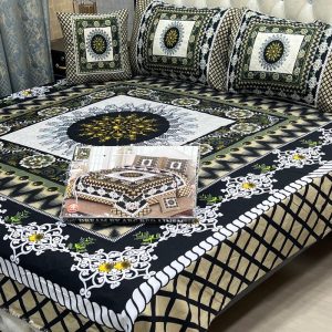 Crystal cotton fabric and king size bedsheet – premium soft and shiny material in Pakistan