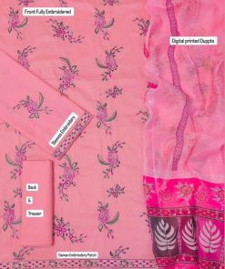 Ladies Fancy 3PC Lawn Printed Suit