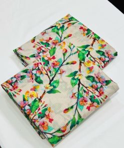 Ladies 2PC ALLover Digital Printed Bana Dora Lawn Suit