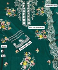 Ladies Fancy 3PC Lawn Printed Suit