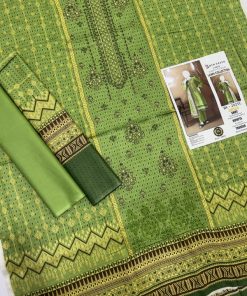 Ladies 3PC Lawn Printed Embroidered Suit