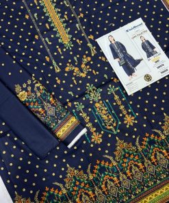Ladies 3PC Lawn Printed Embroidered Suit