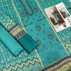 Ladies 3PC Lawn Printed Embroidered Suit