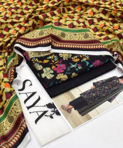 Ladies 3PC Tana Dora Lawn Printed Suit