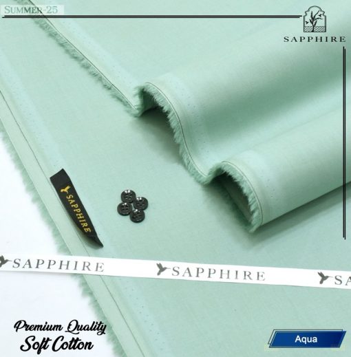 Men unstitched cotton suit by Sapphire  Stylish summer sale pick