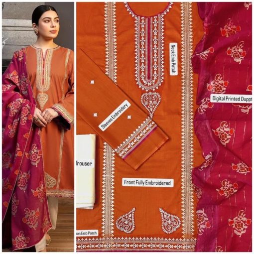 Aisling 3-Piece Fancy Lawn Suit  Pakistani Summer Collection for Women, Best Quality