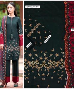 Ladies 3PC Fancy Lawn Suit - Timeless Beauty Design 321