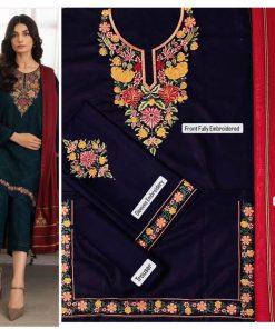Ladies 3PC Fancy Lawn Suit - Chic Style Design 304