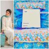 Ladies 3PC Fancy Lawn Suit - Elegant Bloom Design 312