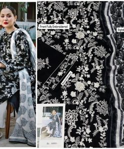 Ladies 3PC Fancy Lawn Suit - Timeless Beauty Design 308