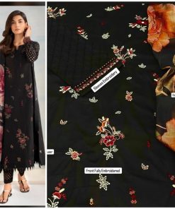 Ladies 3PC Fancy Lawn Suit - Graceful Look Design 334