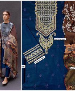 Ladies 3PC Fancy Lawn Suit - Timeless Beauty Design 310