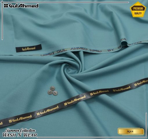 "Men’s Wash and Wear by Gul Ahmad – Lightweight unstitched summer suit"