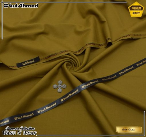 "Gul Ahmad Unstitched Wash & Wear – Easy-care men’s fabric on sale"