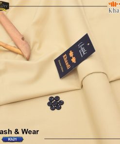 Khaadi-Inspired Daily Wear Men’s Unstitched Suit – 4 Meter Wash & Wear | Abu Hurairah Fabrics