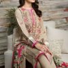 Khaadi Unstitched Lawn Suit 2025 – Embroidered Shirt with Digital Printed Dupatta