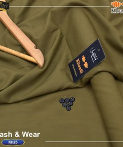 Khaadi-Inspired Unstitched Suit for Men – 4 Meter Wash & Wear Summer Edition | Abu Hurairah Fabrics