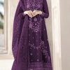 Cross Stitch 3 Piece Embroidered Lawn Suit with Fancy Cut Dupatta