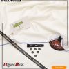 White and off white Boski fabric – unstitched men’s fabric by Abu Hurairah Fabrics