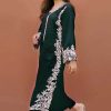 MariaB 2PC Summer Lawn Suit – Front Embroidered Shirt & Sleeves with Plain Trouser