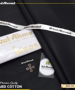Gul Ahmed Hard Cotton – Men’s Unstitched Premium Fabric (4 Meter Cut)
