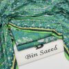 Bin Saeed Lawn Design 32 - 3 Piece Unstitched Summer Suit 2025 | Printed Lawn Shirt, Dyed Trouser, Chiffon Dupatta | Stylish Women Wear | Bin Saeed Collection