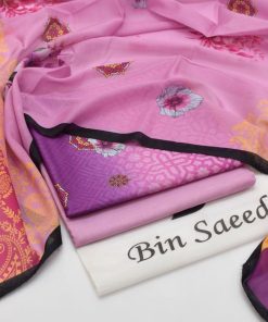 Bin Saeed Ladies 3PC Lawn Printed Suit Design 54