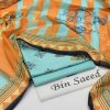 Bin Saeed Lawn Design 11 - 3 Piece Unstitched Summer Suit 2025 | Printed Lawn Shirt, Dyed Trouser, Chiffon Dupatta | Stylish Women Wear | Bin Saeed Collection