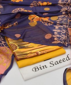 Bin Saeed Ladies 3PC Lawn Printed Suit Design 48