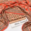 Bin Saeed Lawn Design 65 - 3 Piece Unstitched Summer Suit 2025 | Printed Lawn Shirt, Dyed Trouser, Chiffon Dupatta | Stylish Women Wear | Bin Saeed Collection