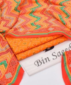 Bin Saeed Ladies 3PC Lawn Printed Suit Design 28