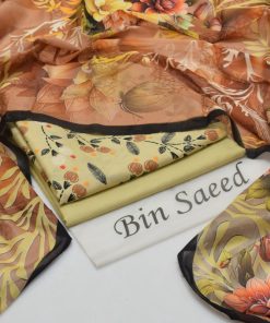 Bin Saeed Ladies 3PC Lawn Printed Suit Design 4