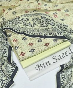 Bin Saeed Ladies 3PC Lawn Printed Suit Design 30