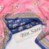 Bin Saeed Lawn Design 40 - 3 Piece Unstitched Summer Suit 2025 | Printed Lawn Shirt, Dyed Trouser, Chiffon Dupatta | Stylish Women Wear | Bin Saeed Collection
