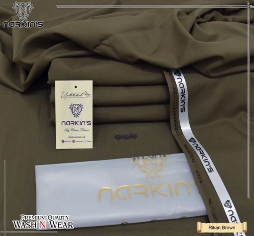 Winter sale on Narkin's men wash and wear unstitched fabric