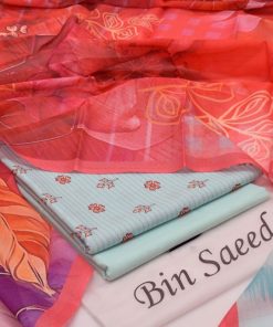 Bin Saeed Ladies 3PC Lawn Printed Suit Design 57