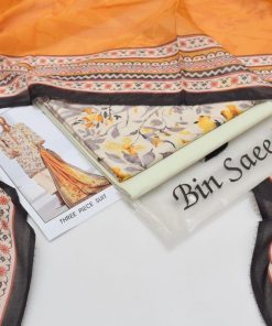 Bin Saeed Ladies 3PC Lawn Printed Suit Design 21