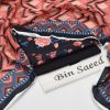 Bin Saeed Lawn Design 8 - 3 Piece Unstitched Summer Suit 2025 | Printed Lawn Shirt, Dyed Trouser, Chiffon Dupatta | Stylish Women Wear | Bin Saeed Collection